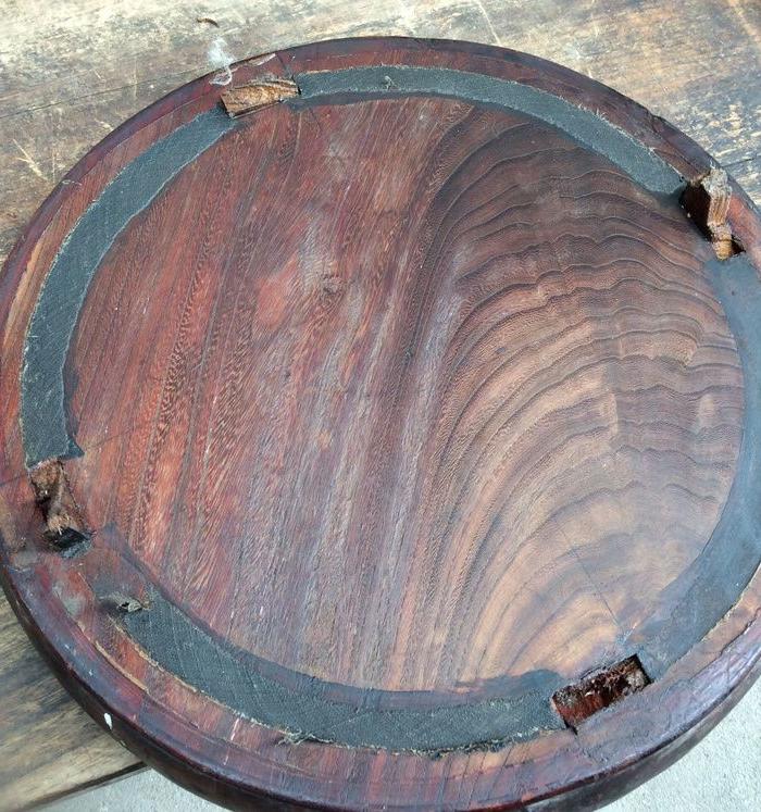 老梗木象黄花梨的文路厚实重紫榉木_老梗木象