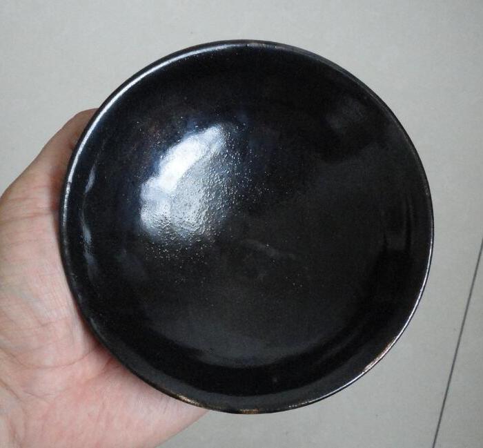 *吉州窑黑釉茶盏碗包老大开门