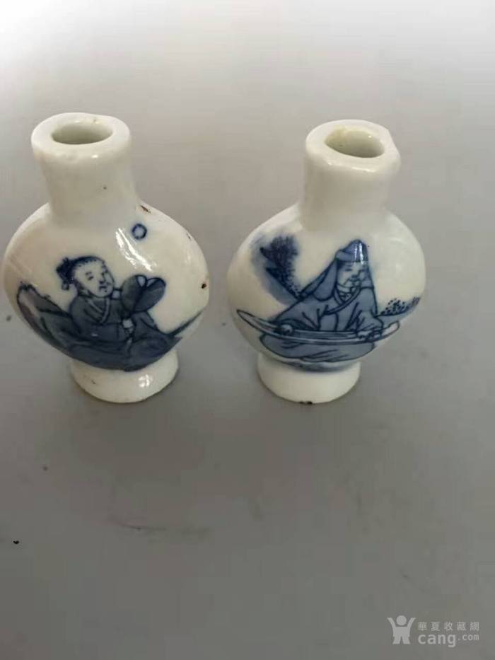 清代青花人物鼻烟壶_清代青花人物鼻烟壶价格_清代壶