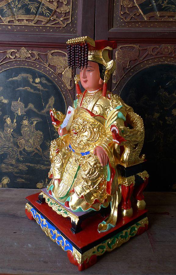 43厘米樟木精雕 妈祖 天上圣母_43厘米樟木精