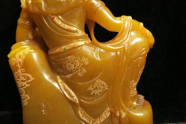 寿山石松子观音_寿山石松子观音价格_寿山石