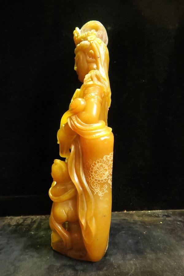 寿山石松子观音_寿山石松子观音价格_寿山石