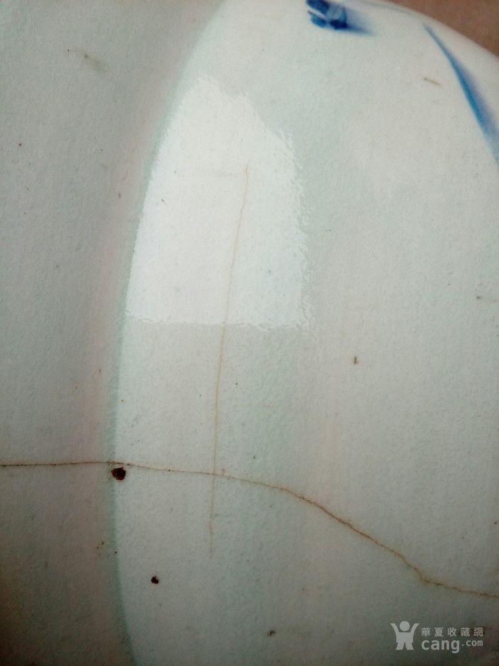 清中期青花缠枝莲大盆洗_清中期青花缠枝莲大