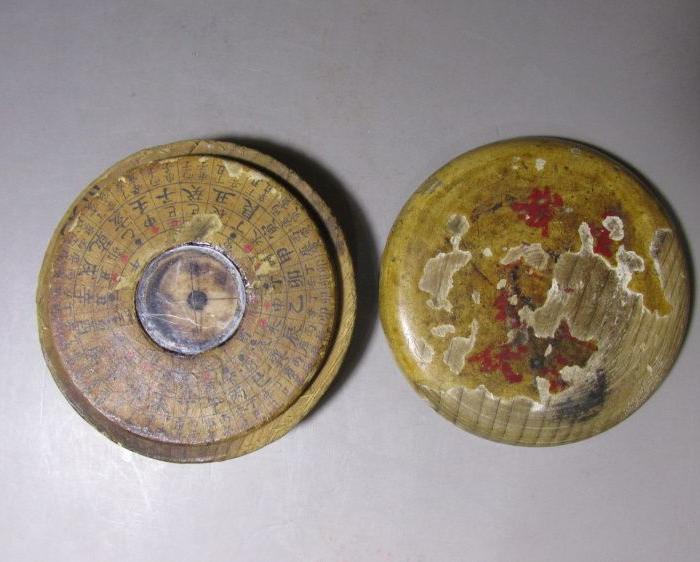 道教五行八卦风水老罗盘_道教五行八卦风水老