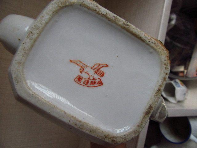 全品民国旗袍女性打高尔夫球方形茶壶_全品民