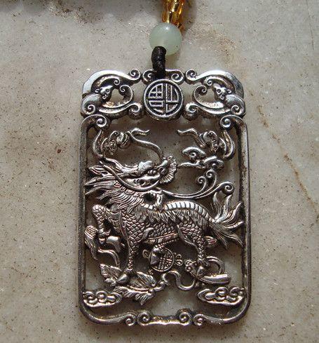 麒麟踏云、福到银挂饰项链、包邮。_麒麟踏云