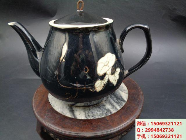 一九八六年高青县政府手绘描金纪念壶150693