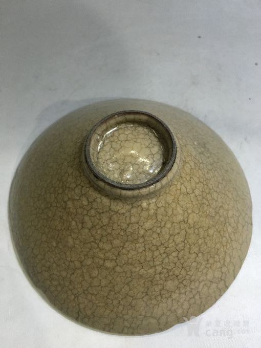 哥窑斗笠碗