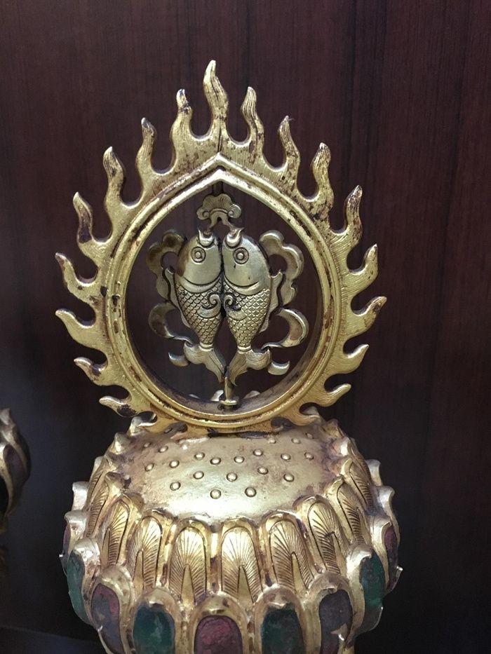 *金镶嵌佛家七宝塔