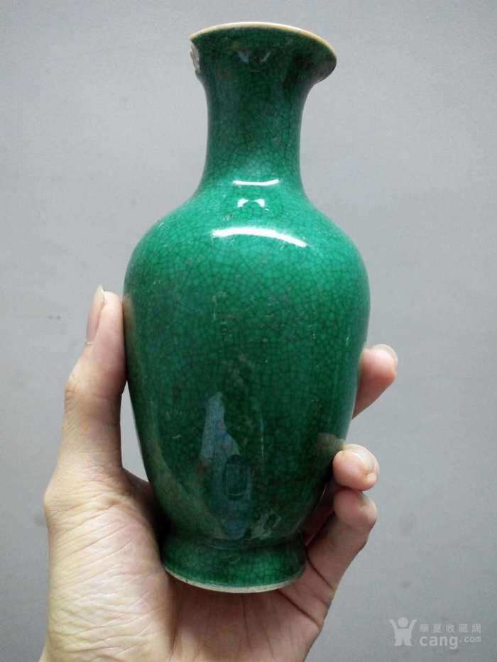 郎窑绿小瓶子