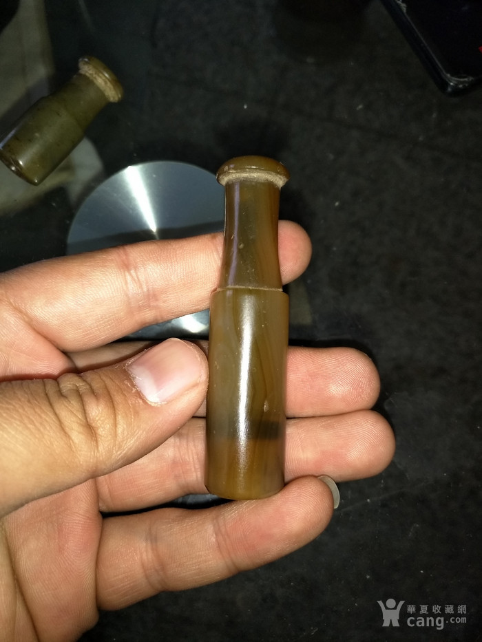 清代玛瑙烟嘴
