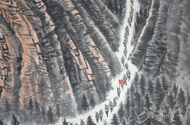 李可染 长征 作品