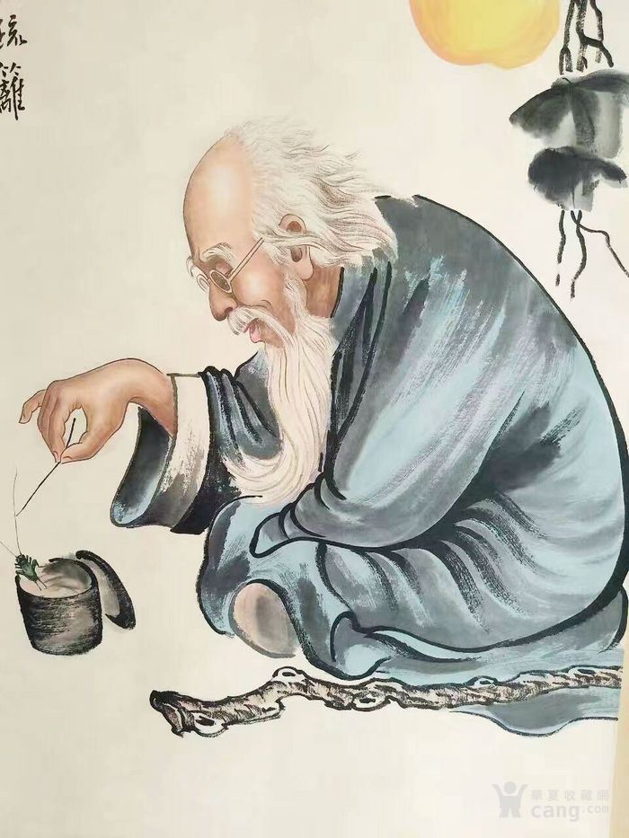 人物画斗蛐蛐