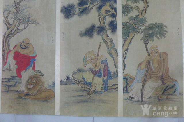 丁观鹏十八罗汉手卷