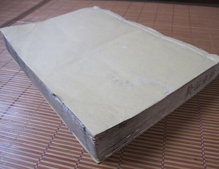 特大!特厚!排印版 平原村背会氏族谱 第八,按孔