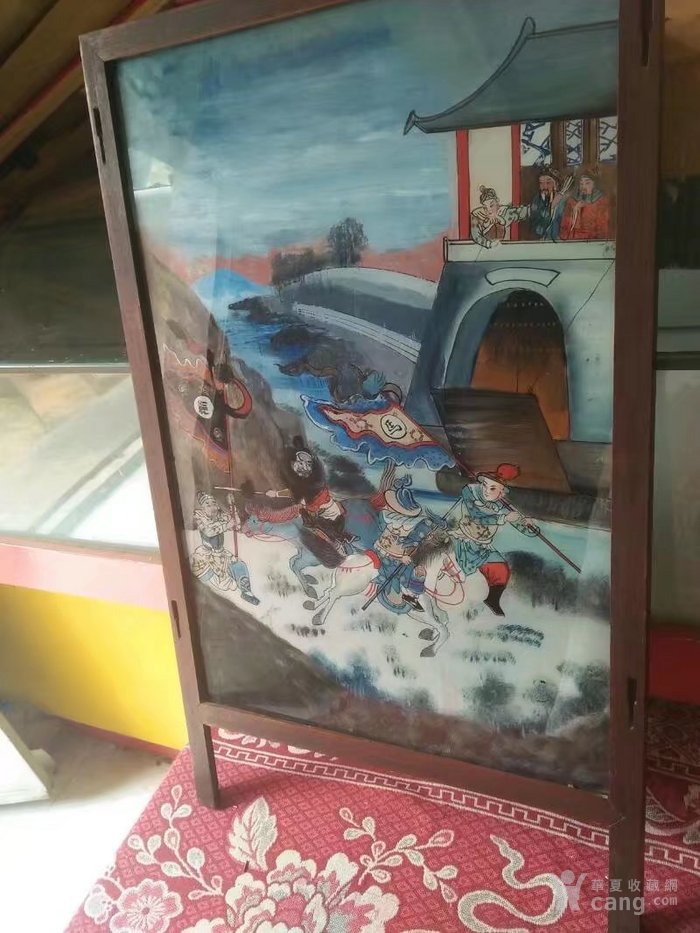 清代.*人物玻璃画