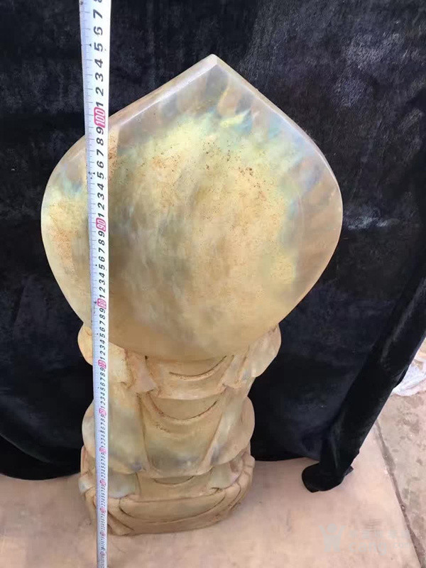 *金西夏水晶佛像