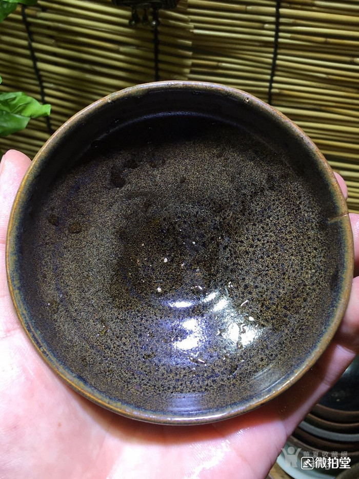大宋王朝建盏系茶洋窑特色一级花*纹敛口盏
