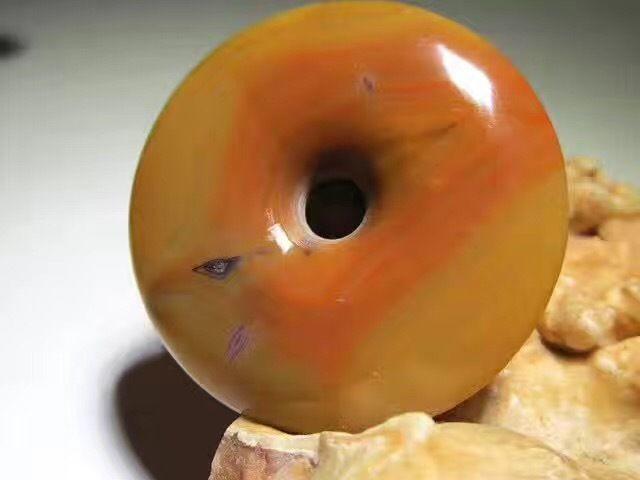 色肉俱佳 天然纹理 一喜蜘蛛附于网上