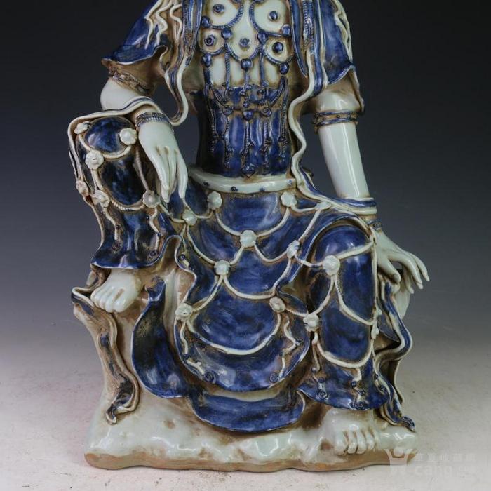 元代青花佛像