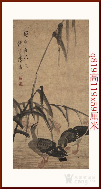 清边寿民 芦雁图