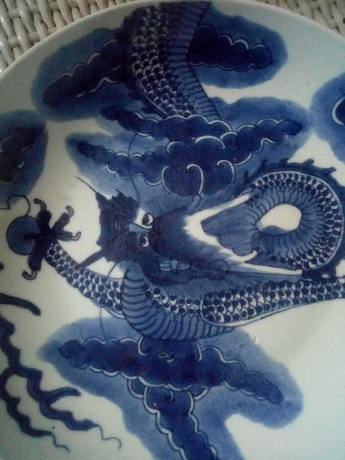 清代过墙龙盘