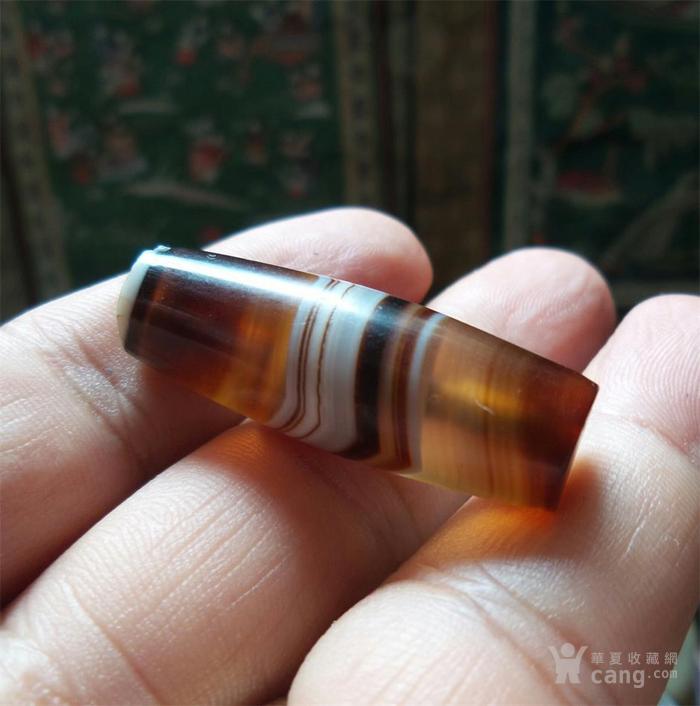包浆厚重缠丝漂亮的老玛瑙天珠