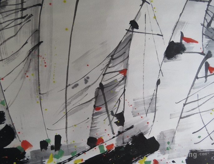 吴冠中画作