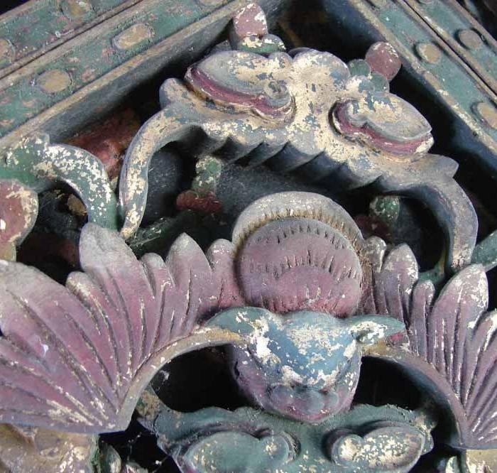 老广西 清代大官宅的精华中心 金彩樟木雕_ 老