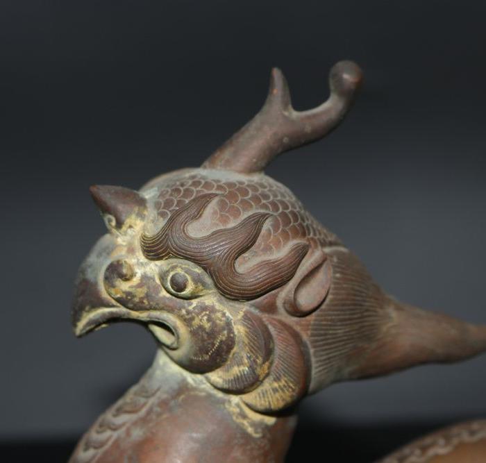 乡下收来民国时期铜独角兽,造型霸气,寓意美好