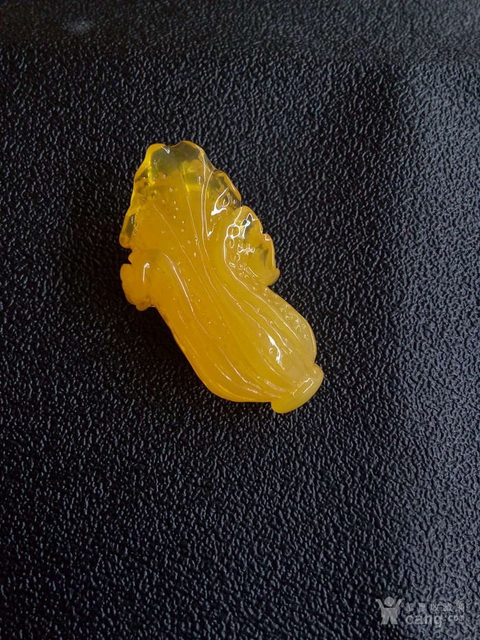 蜜蜡白菜小吊坠