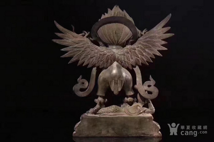 清代 西藏地区 大鹏神鸟护法