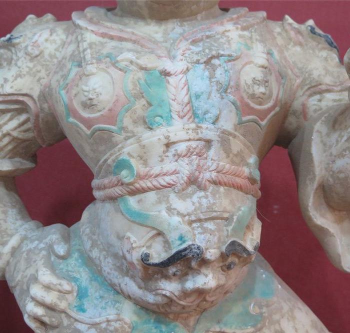 白玉石雕左右护法_白玉石雕左右护法价格_白