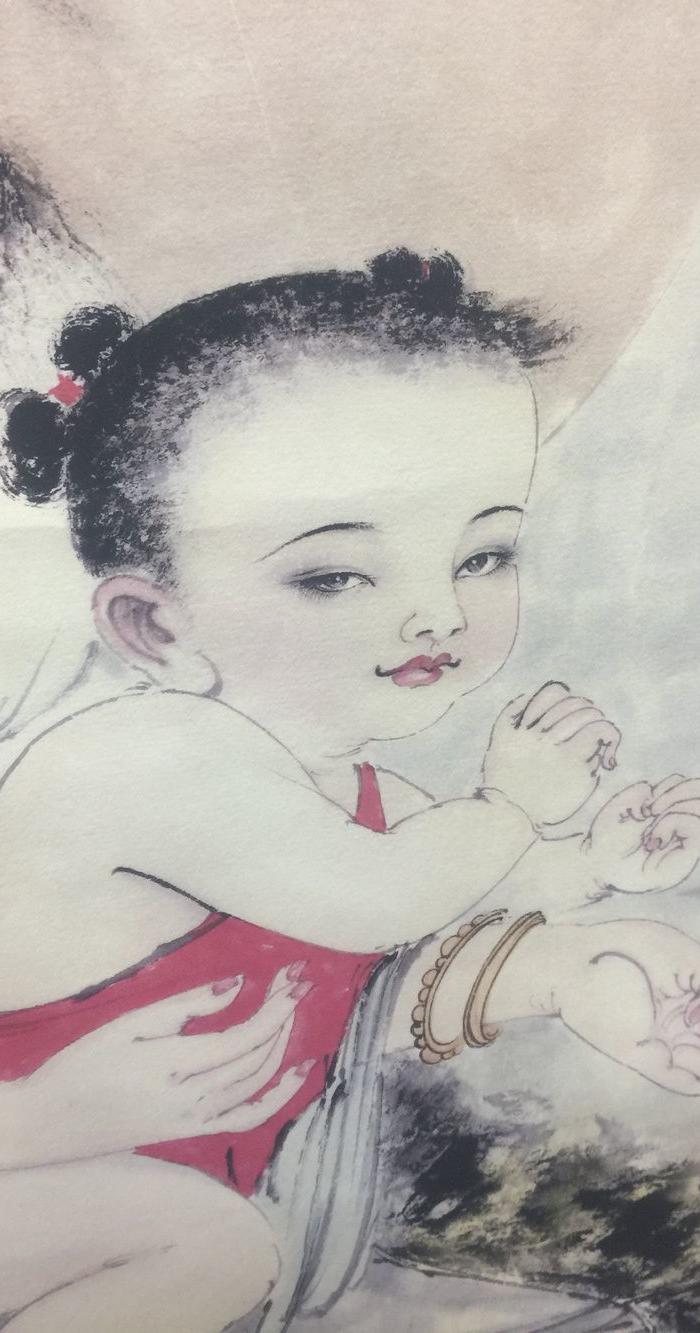 观音送子图A3288_观音送子图A3288价格_观音