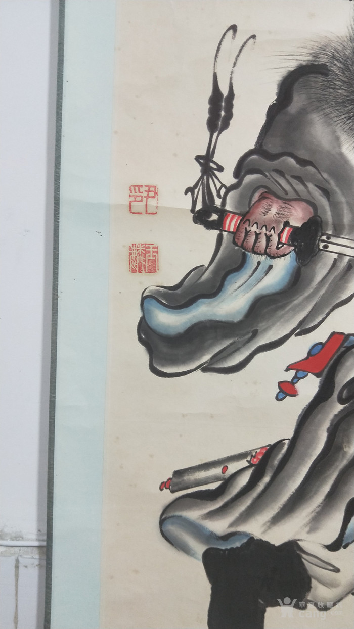 价格_尹玉麟的钟魁图片_来自藏友wz117818_字画_地摊交易_华夏收藏网