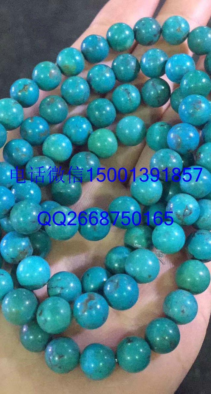 天然原矿绿松石项链毛衣链手链_天然原矿绿松