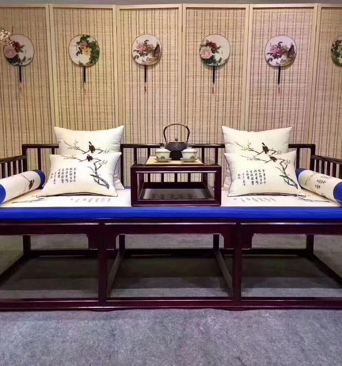 :赞比亚血檀 精品榫卯原木细磨 红木实木家具。