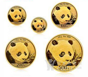 2018年熊猫金银币熊猫金币 中国的法定货币面