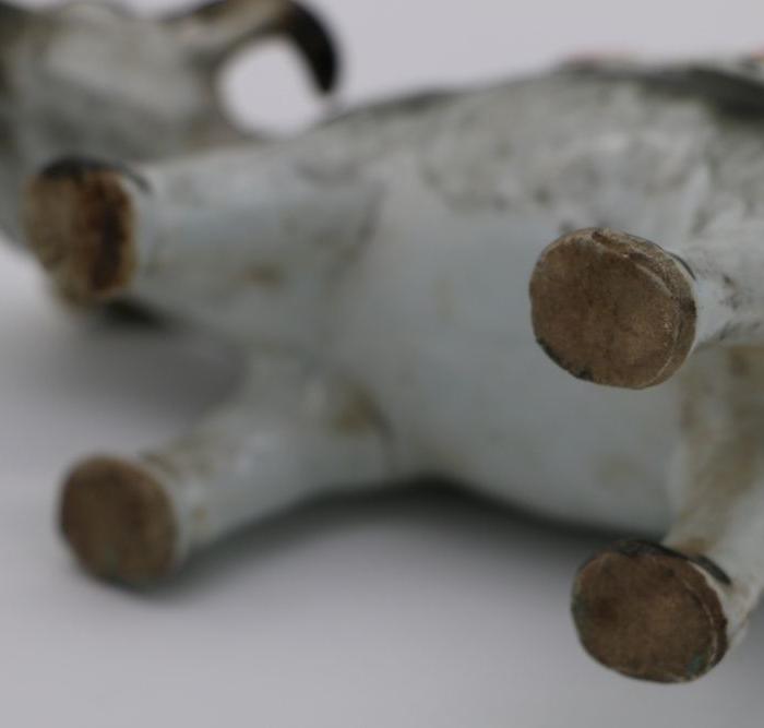 清代牧童骑牛雕塑 一对_清代牧童骑牛雕塑 一