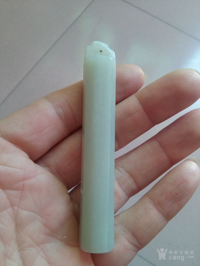 清代和田玉翎管