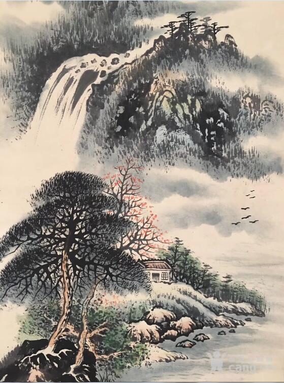 娄东画派代表人物王原祁名山水画