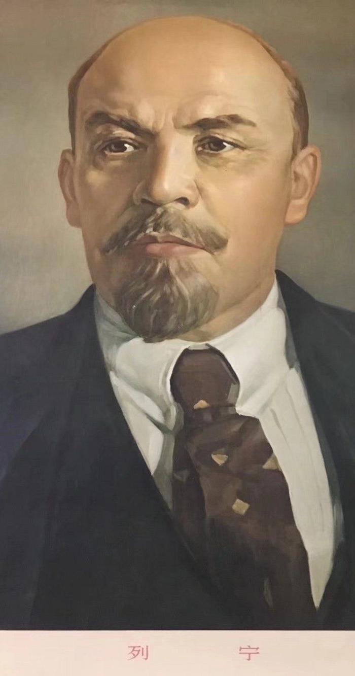 伟人像马克思 恩克斯 斯大林 列宁四张一套_伟