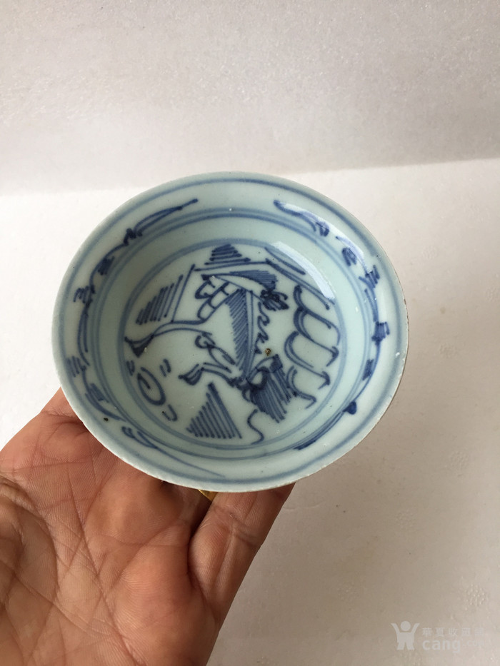 明代青花小碟