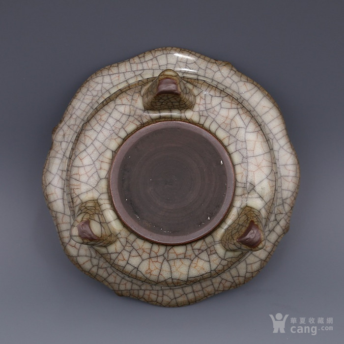 熏炉价格_哥窑 金丝铁线 三足镂空炉 熏炉图片_来自藏友谷幽阁_瓷器