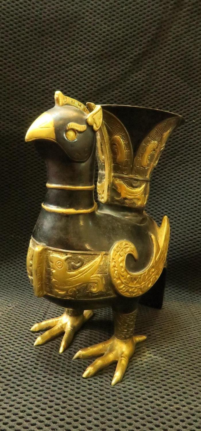 紫铜鎏金风尊_紫铜鎏金风尊价格_紫铜鎏金风