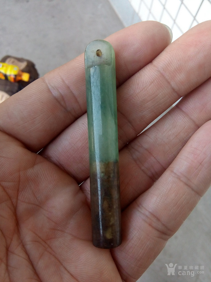 清代翡翠翎管