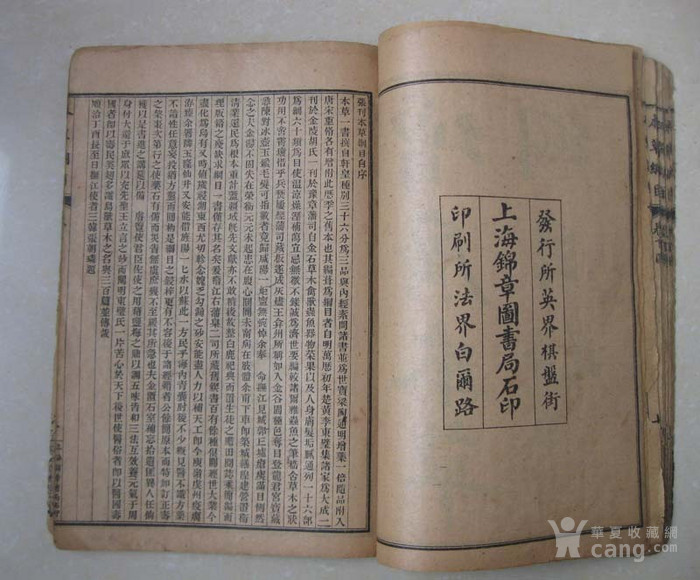 古书线装本草纲目