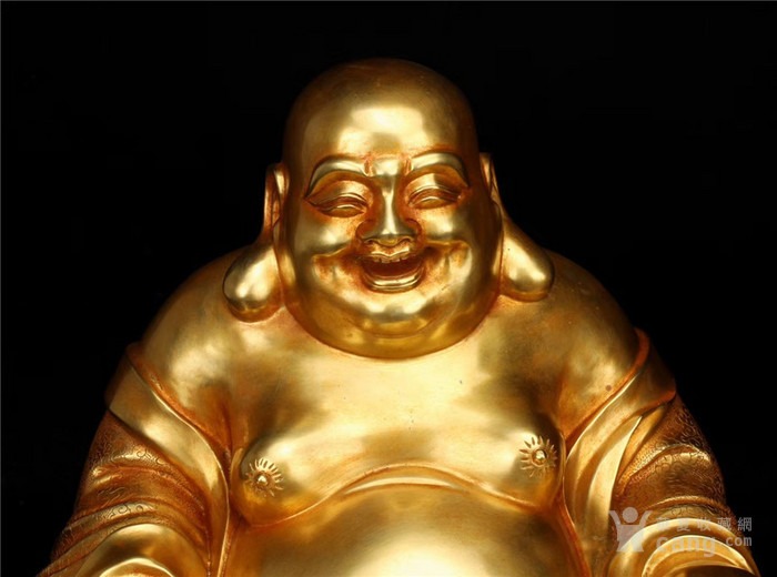 铜鎏金 弥勒佛