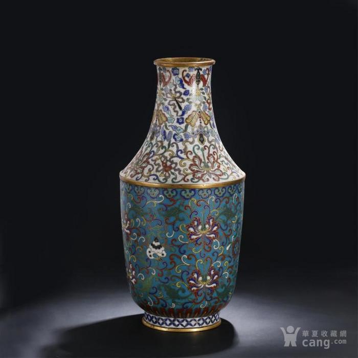 清代景泰蓝花瓶