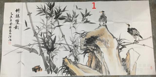 高级工艺美术师董阳花鸟画保真